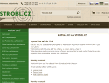 Tablet Screenshot of cs.strobl.cz